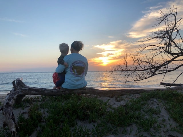 sunrise at the beach