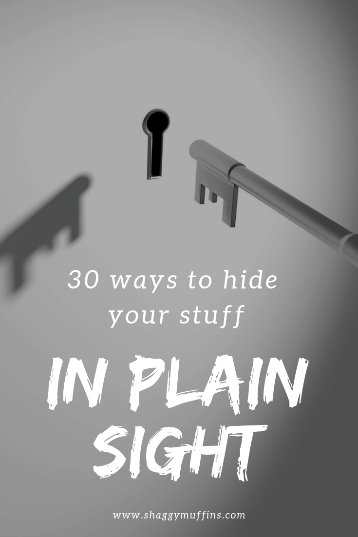 30 ways to hide your stuff