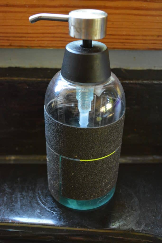 soap dispenser grip tape